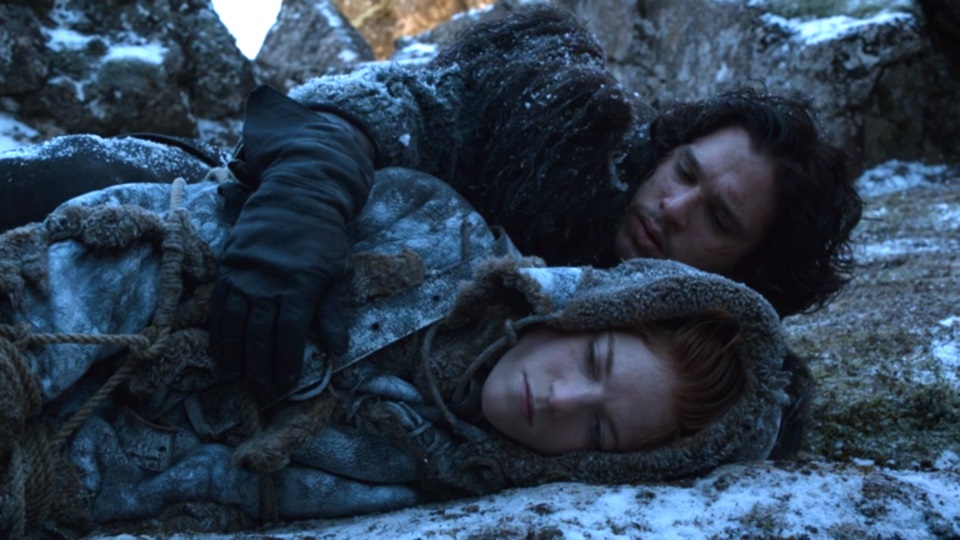 La primera noche de Jon e Ygritte