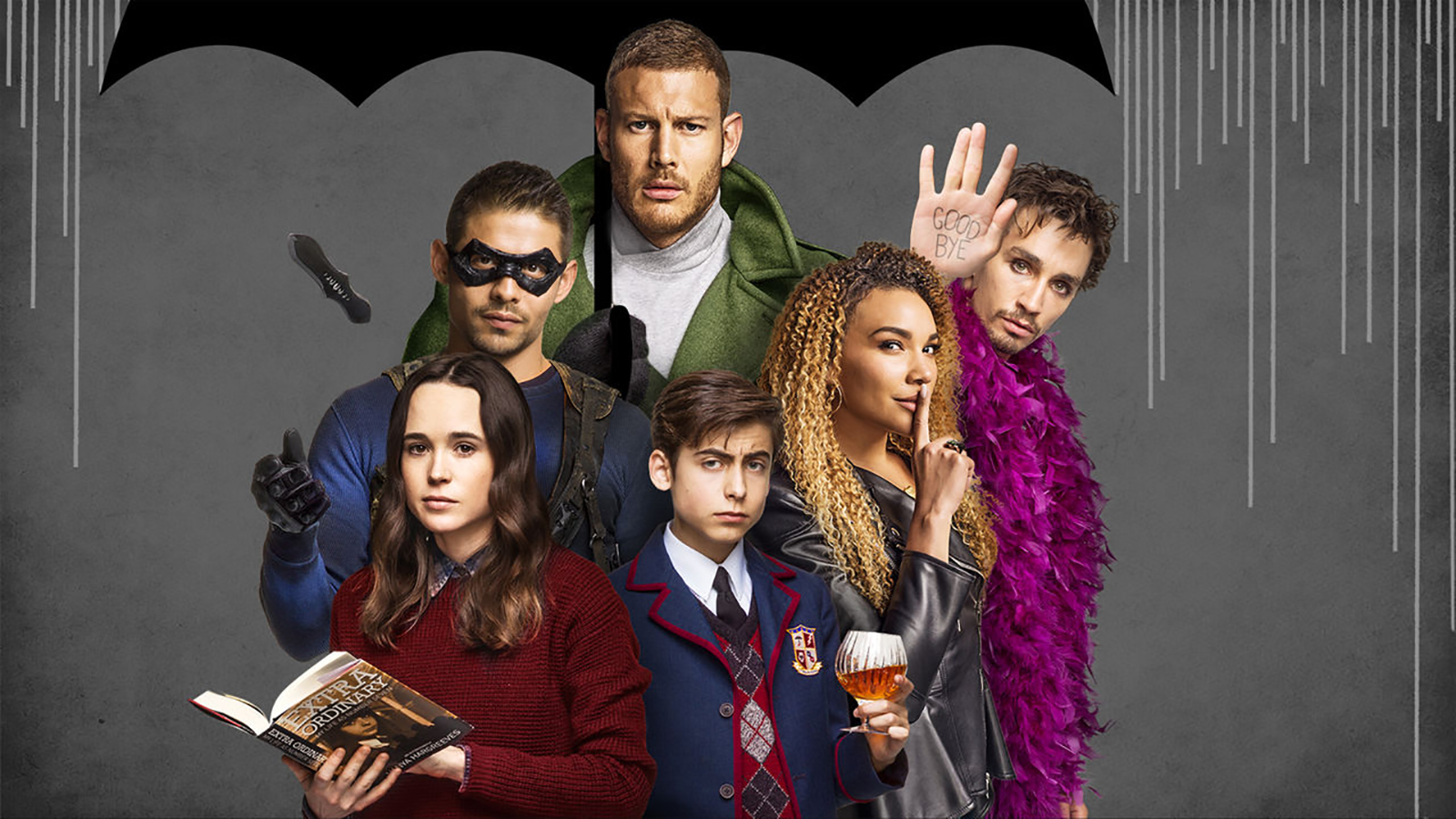 Así son los personajes de 'The Umbrella Academy' Así son los personajes de 'The Umbrella Academy'