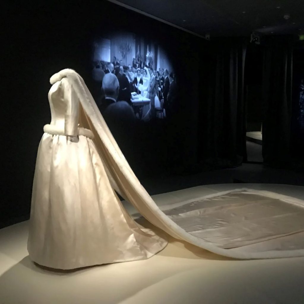 Vestido de boda diseñado por Cristóbal Balenciaga para Fabiola de Bélgica