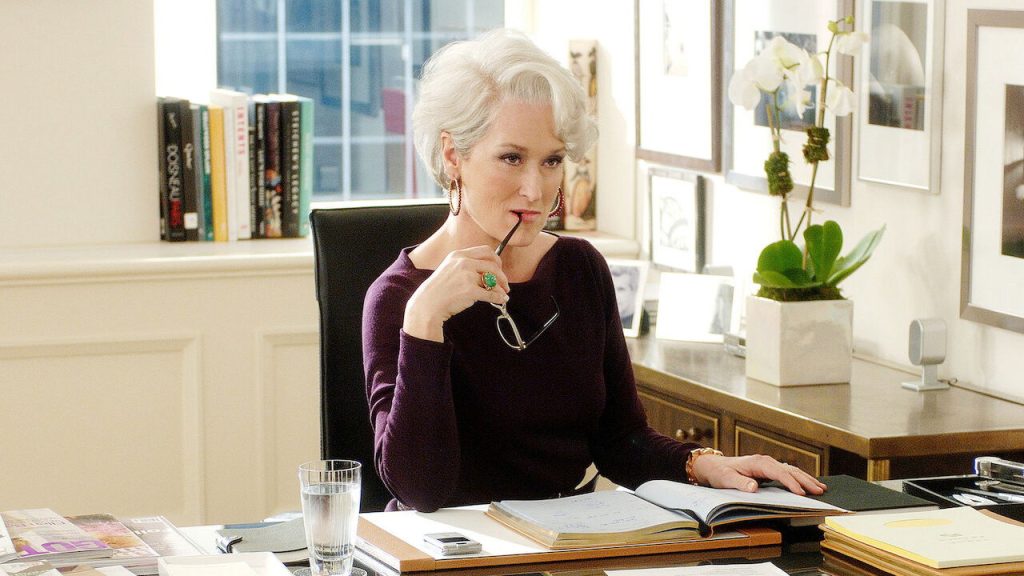 Meryl Streep como Miranda Priestly 